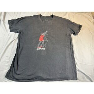 Nike Air Jordan Graphic T Shirt Mens 3 XL Black Michael Jordan Flu Game Earned
